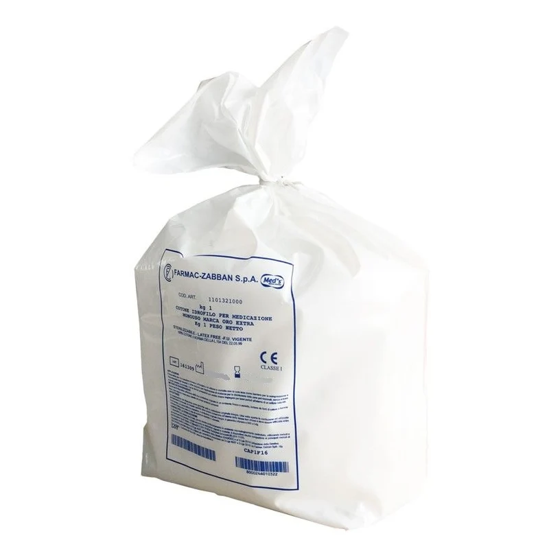 Cotone Idrofilo 100% ORO EXTRA - 1 Kg Arrotolato