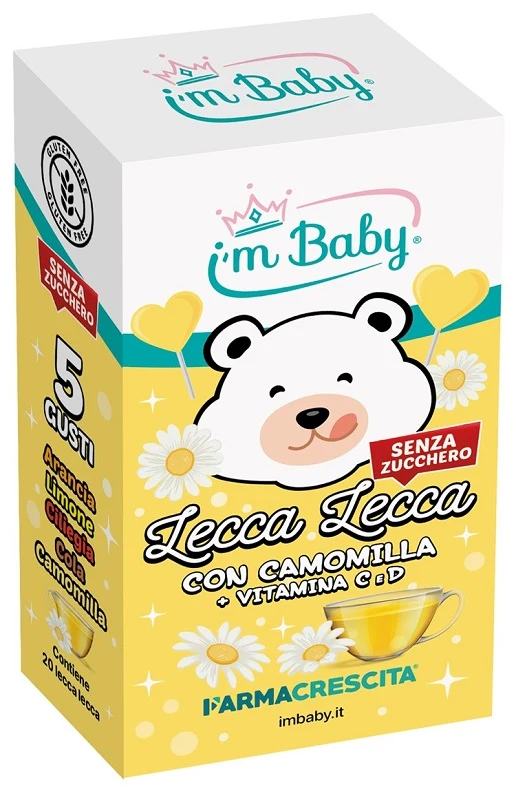 Imbaby lecca lecca camomilla + vitamina c d 20 pezzi