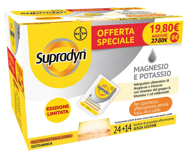 Supradyn Magnesio e Potassio 14+24 Bustine