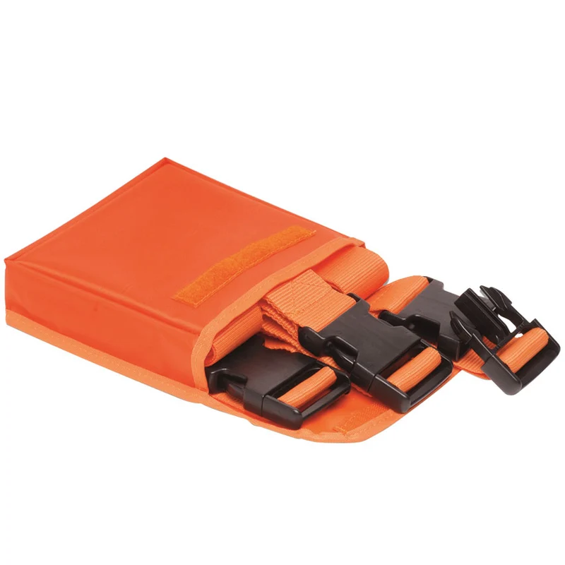 Set 3 cinture per barelle e tavole spinali con gancio - 1 pezzo con fibbia in plastica