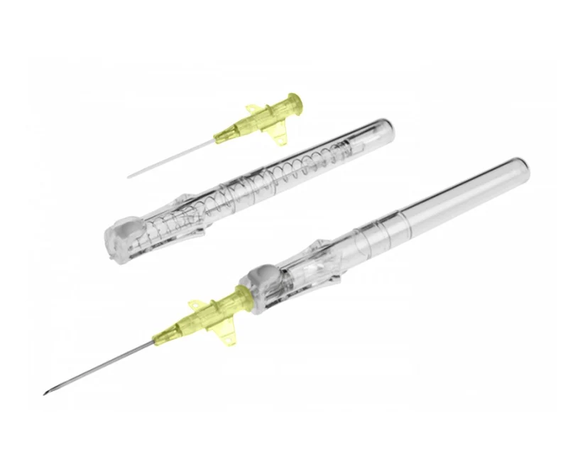 BD Insyte-W Autoguard Aghi cannula con alette 24G 0,7 × 19 mm - giallo - conf.50 pz.
