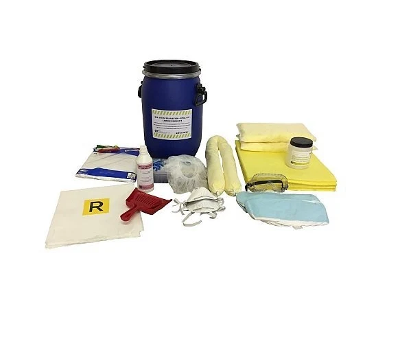 Kit antisversamento per liquidi biologici contenitori cilindrici omologati ONU