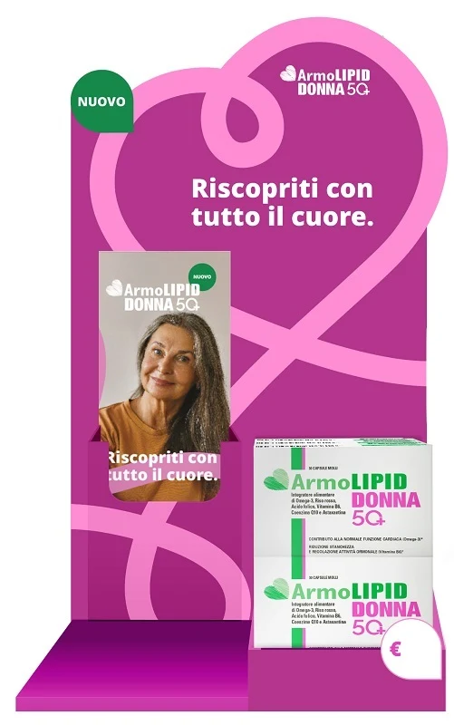 Armolipid donna 50+ expo 6 pezzi + volantino informativo