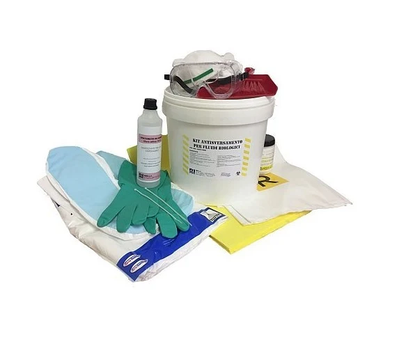 Kit antisversamento per liquidi biologici in secchio