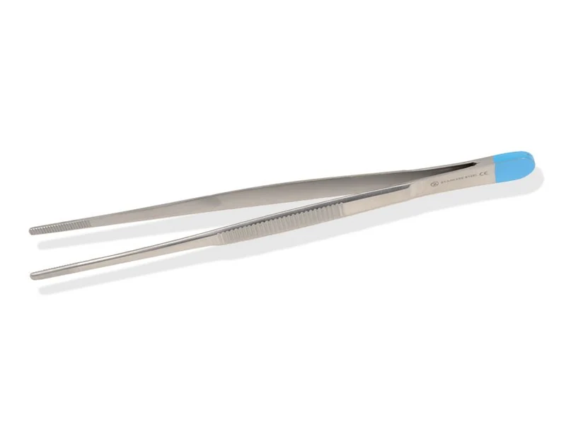 Pinza monouso Anatomica per medicazione Retta cm 13 (conf. 25 pz)