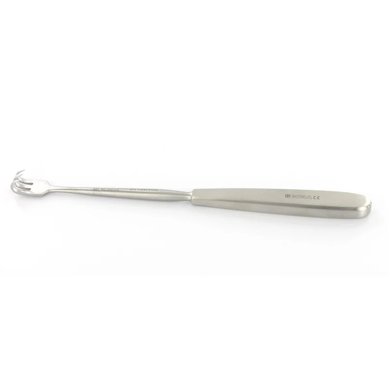 Retrattore Volkman 3 denti appuntiti 22 cm
