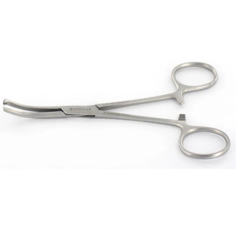 Pinza Kocher curva cm 18