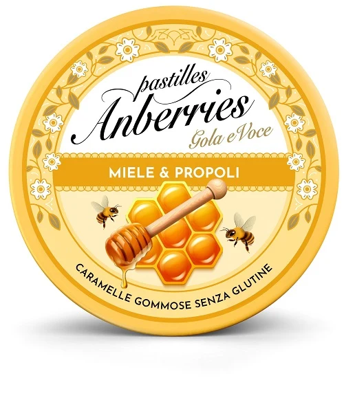 Anberries miele&propoli caramelle gommose 50 g