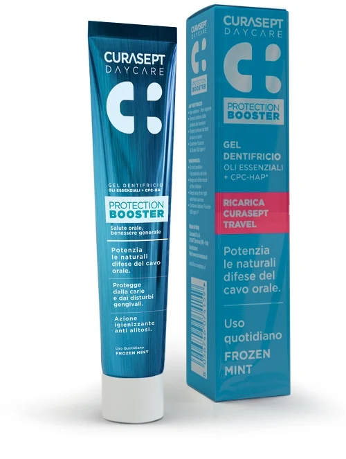 Curasept dentifricio daycare protezione booster frozen mint 20 ml