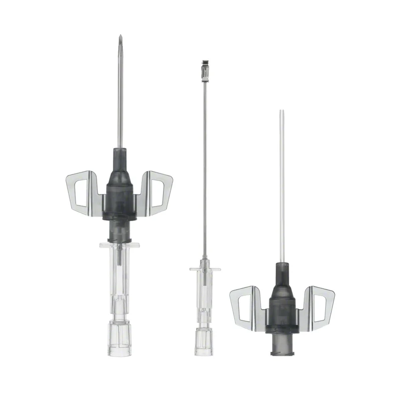 Aghi cannula 1 via B.Braun Introcan Safety 3 con alette in PUR
