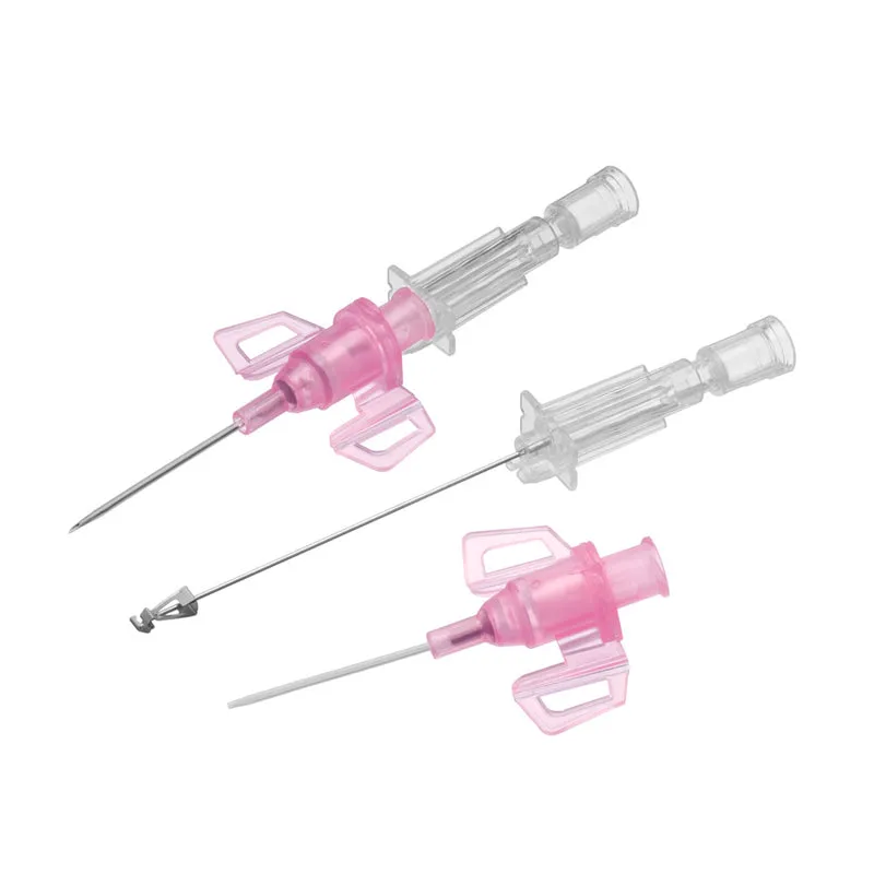 Aghi cannula 1 via B.Braun Introcan Safety 3-W 20Gx25mm Rosa, con alette, in PUR - conf.50