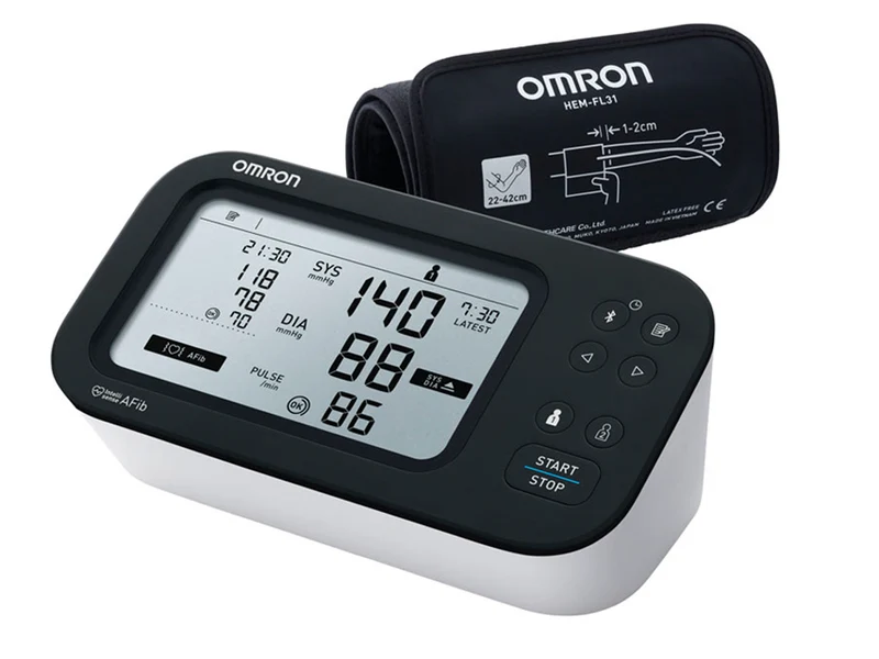 Misuratore di pressione digitale OMRON M7 INTELLI it afib hem-7380t1-ebk