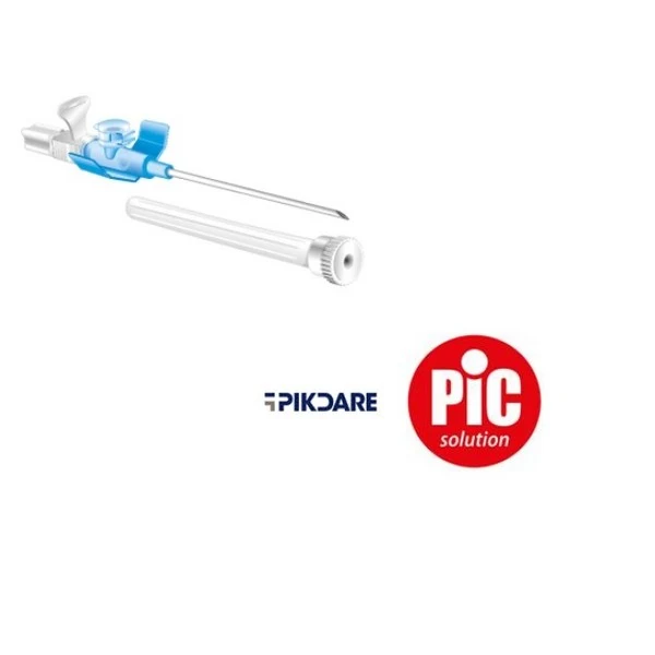 PIC Venopic 2 aghi cannula 2 vie con dispositivo di sicurezza