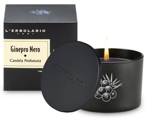 Ginepro nero candela con coperchio edizione limitata 28 ore