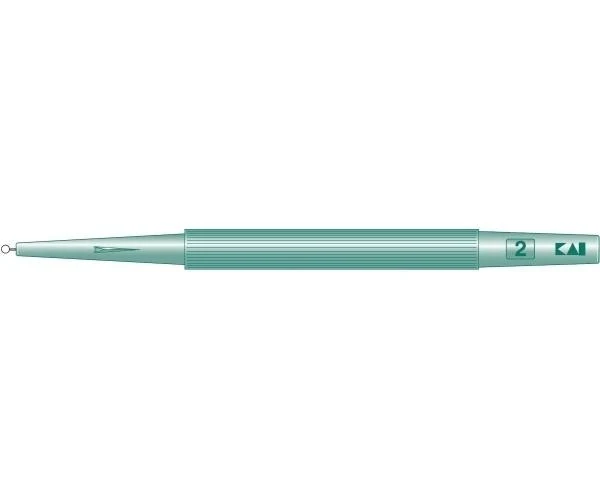 Curette dermatologica - 2 mm