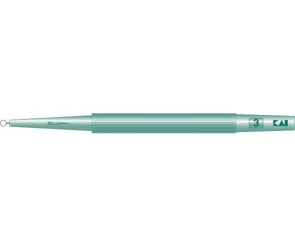 Curette dermatologica - 3 mm
