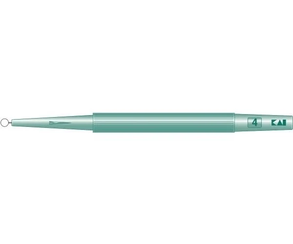 Curette dermatologica - 4 mm