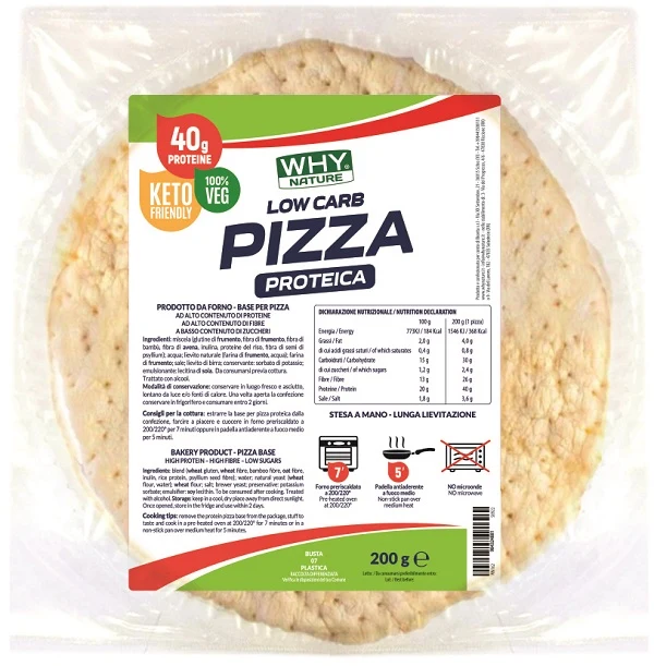 Whynature pizza proteica 200 g