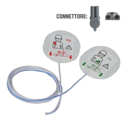 Elettrodi defibrillazione compatibili CU MEDICAL SYSTEMS - Pediatrici