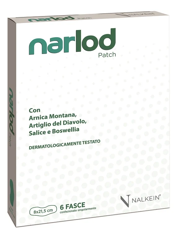 Narlod patch 8x21,5 cm 6 pezzi