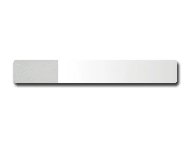 VETRINI 26x76x1,2 mm molati-sabbiati su 2 lati - Conf. 200 pz.