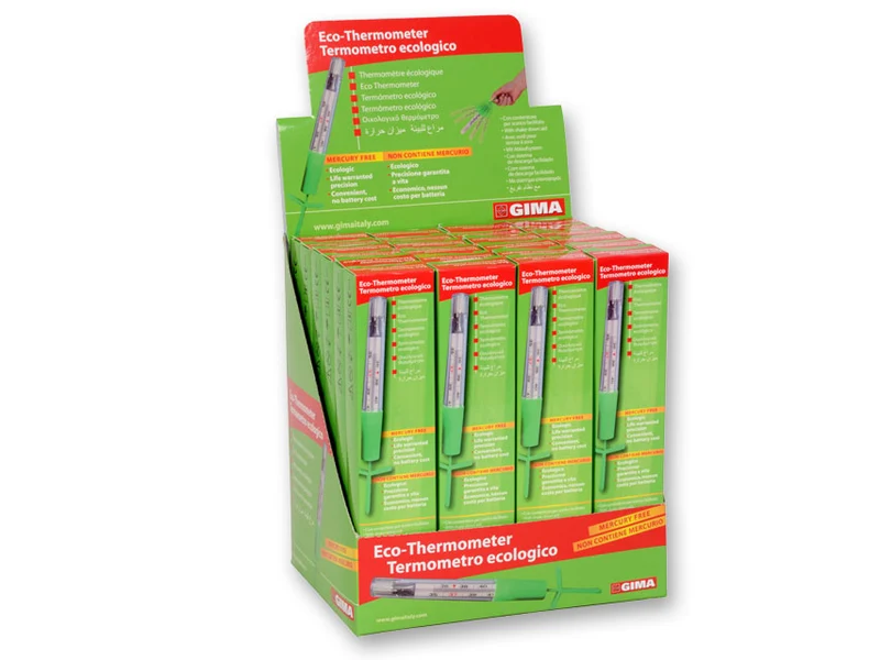 Espositore Termometro Ecologico Con Shaker - Conf. 24 pz.