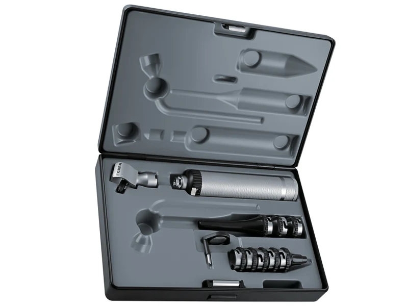 Set Otoscopio Veterinaria Xenon Alogeno Plast.