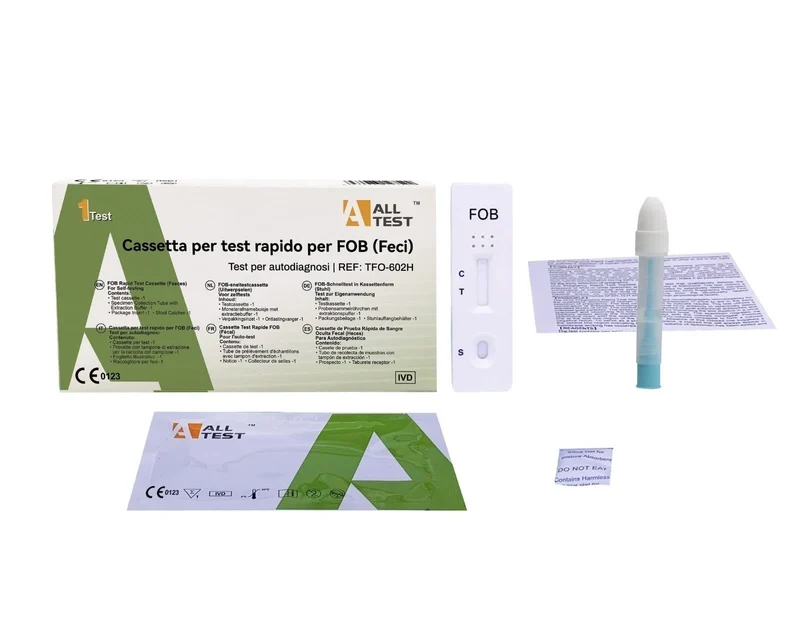 Test rapido sangue occulto feci (FOB) Alltest self test - autodiagnosi
