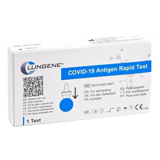 Tampone rapido Covid-19 Clungene self test - kit da 5 a 20 test · Scad. 09/2027