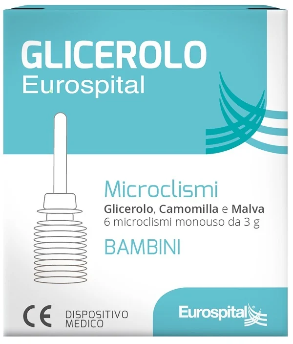 Microclismi glicerolo bambini 6 pezzi