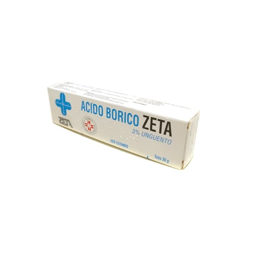 Acido borico zeta 3% soluzione cutanea acido borico zeta 3% unguento acido borico