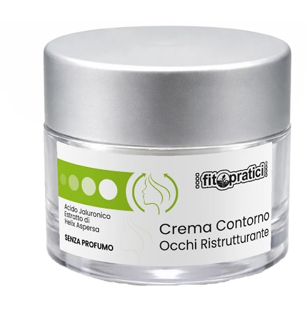Crema contorno occhi ristrutturante senza profumo 30 ml