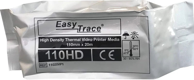 EasyTrace® – Carta termica per ecografo compatibile Sony UPP-110HD – 110mm x 20m
