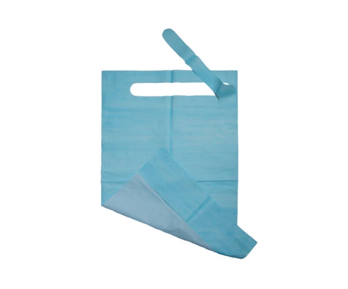 Bavagli Monouso Doppio Strato cm 60x40 con tasca – Confezione 500 pz