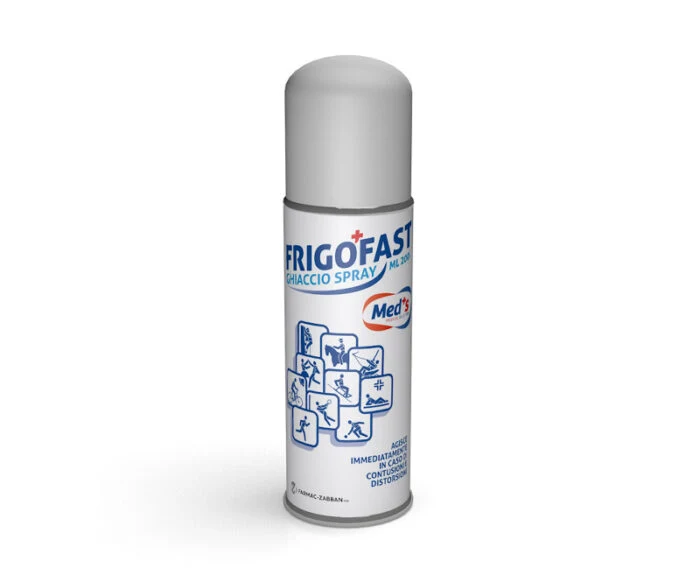 Ghiaccio spray istantaneo 400ml, 1 flacone - per uso professionale in ambulatori, studi medici e strutture sanitarie, primo soccorso