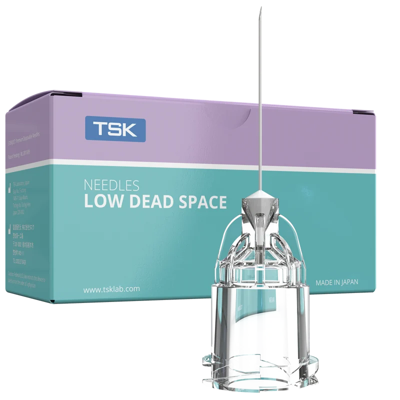 TSK LDS (Low Dead Space) 30G x 13 mm – Ago per Filler e Trattamenti Estetici (Confezione da 100 pz)