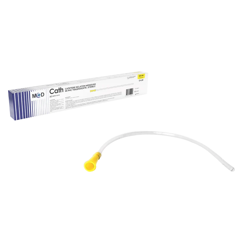 M+D Cath Nelaton 20 catetere Nelaton in PVC 20cm femminile - sterile - cartone 1.000 pz