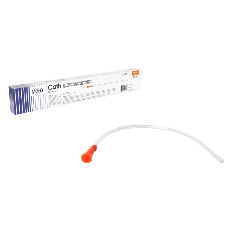 M+D Cath Nelaton 40 catetere Nelaton in PVC 40cm - sterile - cartone 500 pz