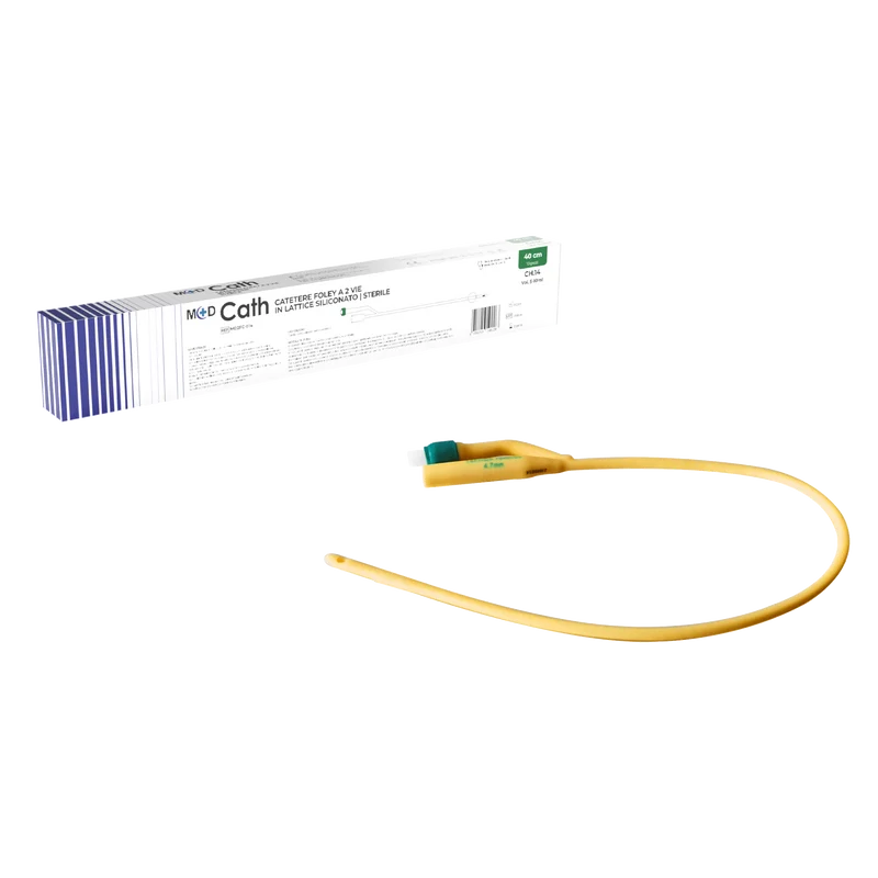 M+D Cath 2 Vie Silicone catetere Foley a 2 vie in lattice siliconato - sterile