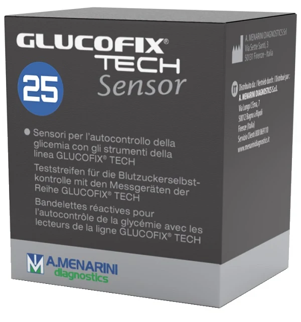 Glucofix Tech Sensor 25Str