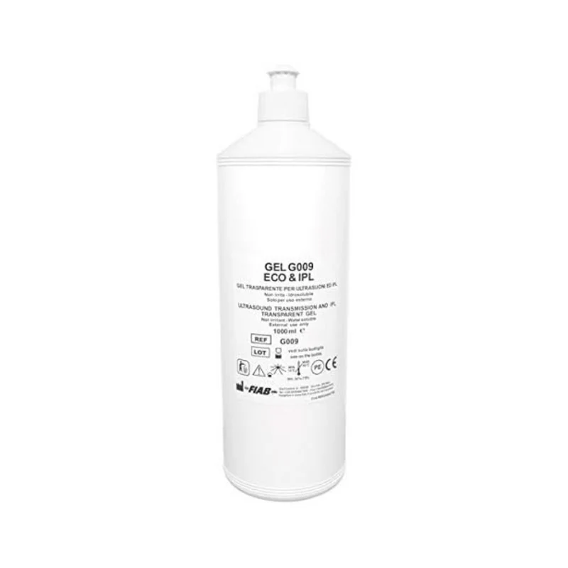 G009 Gel conduttivo neutro per ultrasuoni, elettrostimolazione, infrarossi, 1000ml
