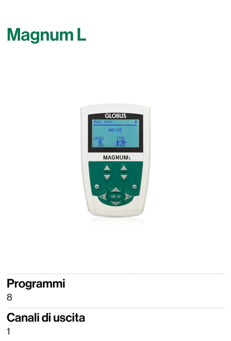 Globus magnum L dispositivo per magnetoterapia, ￼